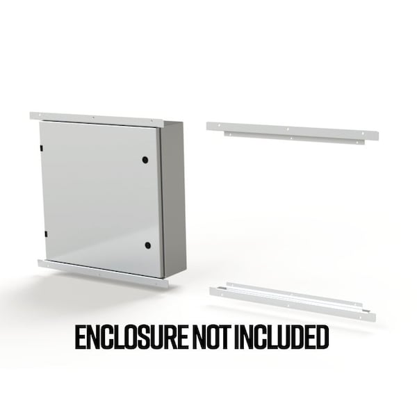 Frame, 1.08 in L x 2.10 in H x 27 in W, Steel